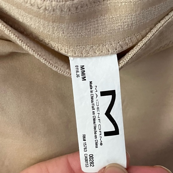 Maidenform Nude Shapewear Hi-Waist Shorty Size Medium - Picture 4 of 7